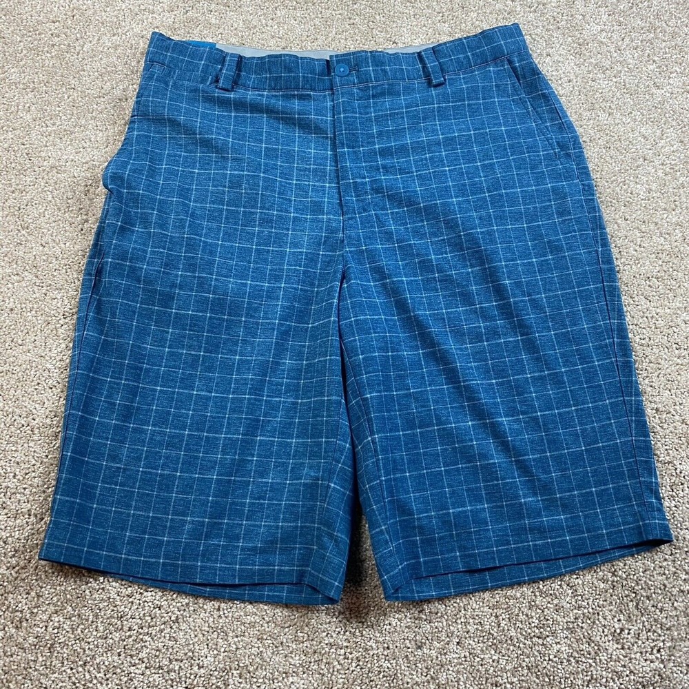 Nike Mens Tour Performance Golf Shorts 32 Blue Quick Dry Dry Fit - Picture 1 of 7